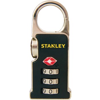Stanley 3 Digit black 30mm Zinc with Clip Mechanism