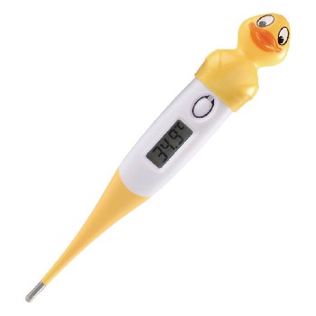 Digitales Thermometer Weiß / Gelb