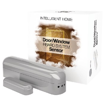Smart Tür/Fenster-Sensor Z-Wave Silber