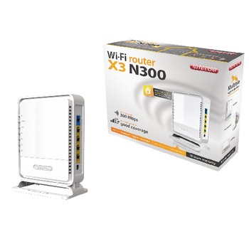 WLAN Router N300 2.4 GHz 10/100 Mbit Weiß