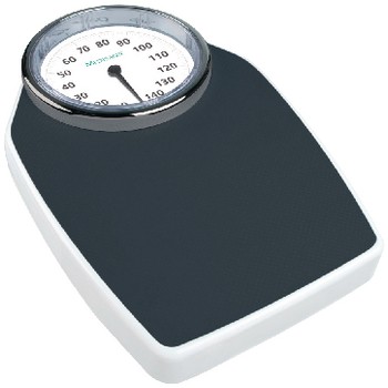 Analoge Personenwaagen 150 kg Schwarz / Weiß